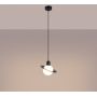 Lampa wisząca 1x8 W biała-czarna SL1358 Sollux Lighting Hyperion zdj.3