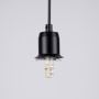 Lampa wisząca 3x8 W biała-czarna SL1359 Sollux Lighting Hyperion zdj.3