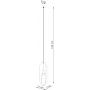 Lampa wisząca 1x15 W biała SL1360 Sollux Lighting Nicus zdj.2