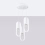 Lampa wisząca 3x15 W biała SL1361 Sollux Lighting Nicus zdj.3