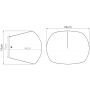Kinkiet 2x8 W szary SL1362 Sollux Lighting Globe zdj.2