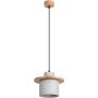 Lampa wisząca 1x15 W szary/popielaty SL1363 Sollux Lighting Mab zdj.1