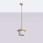 Lampa wisząca 1x15 W szary/popielaty SL1363 Sollux Lighting Mab zdj.3