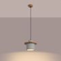 Lampa wisząca 1x15 W szary/popielaty SL1363 Sollux Lighting Mab zdj.4