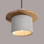 Lampa wisząca 1x15 W szary/popielaty SL1363 Sollux Lighting Mab zdj.9