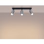 Lampa podsufitowa 3x10 W czarna-chrom SL1368 Sollux Lighting Winx zdj.3