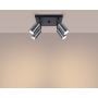 Lampa podsufitowa 4x10 W czarna-chrom SL1370 Sollux Lighting Winx zdj.8