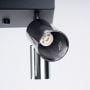 Lampa podsufitowa 4x10 W czarna-chrom SL1370 Sollux Lighting Winx zdj.4