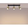 Lampa podsufitowa 3x10 W czarna-złota SL1384 Sollux Lighting Winx zdj.3