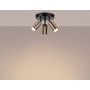 Lampa podsufitowa 3x10 W czarna-złota SL1385 Sollux Lighting Winx zdj.3