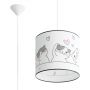 Lampa wisząca 1x15 W multikolor SL1418 Sollux Lighting Cat zdj.1