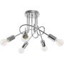 Lampa podsufitowa 5x15 W chrom SL1441 Sollux Lighting Supeł zdj.1