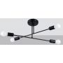 Lampa podsufitowa 4x15 W czarna SL1451 Sollux Lighting Norah zdj.3