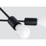 Lampa podsufitowa 4x15 W czarna SL1451 Sollux Lighting Norah zdj.5