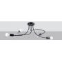 Lampa podsufitowa 4x15 W czarna SL1455 Sollux Lighting Levar zdj.3