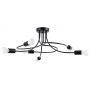 Lampa podsufitowa 6x15 W czarna SL1456 Sollux Lighting Levar zdj.1