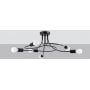 Lampa podsufitowa 6x15 W czarna SL1456 Sollux Lighting Levar zdj.3