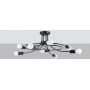 Lampa podsufitowa powyżej 6x15 W czarna SL1457 Sollux Lighting Levar zdj.3