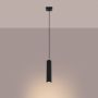 Lampa wisząca 1x10 W czarna SL1573 Sollux Lighting Karbon zdj.7