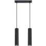 Lampa wisząca 2x10 W czarna SL1574 Sollux Lighting Karbon zdj.1