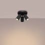 Lampa podsufitowa 3x10 W czarna SL1582 Sollux Lighting Karbon zdj.6