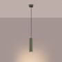 Lampa wisząca 1x10 W zielona SL1611 Sollux Lighting Karbon zdj.6