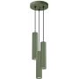 Lampa wisząca 3x10 W zielona SL1614 Sollux Lighting Karbon zdj.1