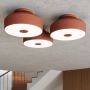 Plafon 4x15 W czerwony SL1681 Sollux Lighting Omiq zdj.10
