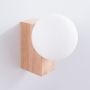Kinkiet 1x8 W biały-drewno SL1682 Sollux Lighting Bulbo zdj.6