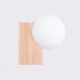 Kinkiet 1x8 W biały-drewno SL1682 Sollux Lighting Bulbo zdj.8