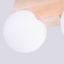 Lampa podsufitowa 2x8 W biała-drewno SL1683 Sollux Lighting Bulbo zdj.6