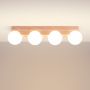 Lampa podsufitowa 4x8 W biała-drewno SL1685 Sollux Lighting Bulbo zdj.4