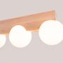 Lampa podsufitowa 4x8 W biała-drewno SL1685 Sollux Lighting Bulbo zdj.5