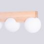 Lampa podsufitowa 4x8 W biała-drewno SL1685 Sollux Lighting Bulbo zdj.6