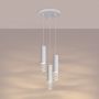 Lampa wisząca 3x10 W biała SL1689 Sollux Lighting Lami zdj.4