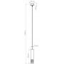 Lampa wisząca 1x10 W biała SL1691 Sollux Lighting Liro zdj.2