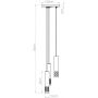 Lampa wisząca 3x10 W biała SL1694 Sollux Lighting Liro zdj.2