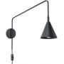 Kinkiet 1x10 W czarny SL1697 Sollux Lighting Nox zdj.1