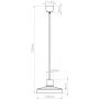 Lampa wisząca 1x15 W czarna SL1703 Sollux Lighting Bilo zdj.2