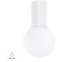 Lampa podsufitowa 1x8 W biała SL1708 Sollux Lighting Halo zdj.1