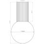 Lampa podsufitowa 1x8 W biała SL1708 Sollux Lighting Halo zdj.2