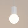 Lampa wisząca 1x8 W biała SL1709 Sollux Lighting Halo zdj.5