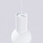 Lampa wisząca 1x8 W biała SL1709 Sollux Lighting Halo zdj.8