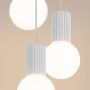 Lampa wisząca 3x8 W biała SL1710 Sollux Lighting Halo zdj.5