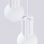 Lampa wisząca 3x8 W biała SL1710 Sollux Lighting Halo zdj.7