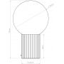 Lampa biurkowa 1x8 W biała SL1711 Sollux Lighting Halo zdj.2
