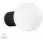 Kinkiet 1x8 W biały-czarny SL1712 Sollux Lighting Halo zdj.1
