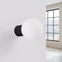 Kinkiet 1x8 W biały-czarny SL1712 Sollux Lighting Halo zdj.3