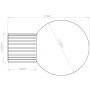 Kinkiet 1x8 W biały-czarny SL1712 Sollux Lighting Halo zdj.2