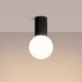 Lampa podsufitowa 1x8 W biała-czarna SL1713 Sollux Lighting Halo zdj.4